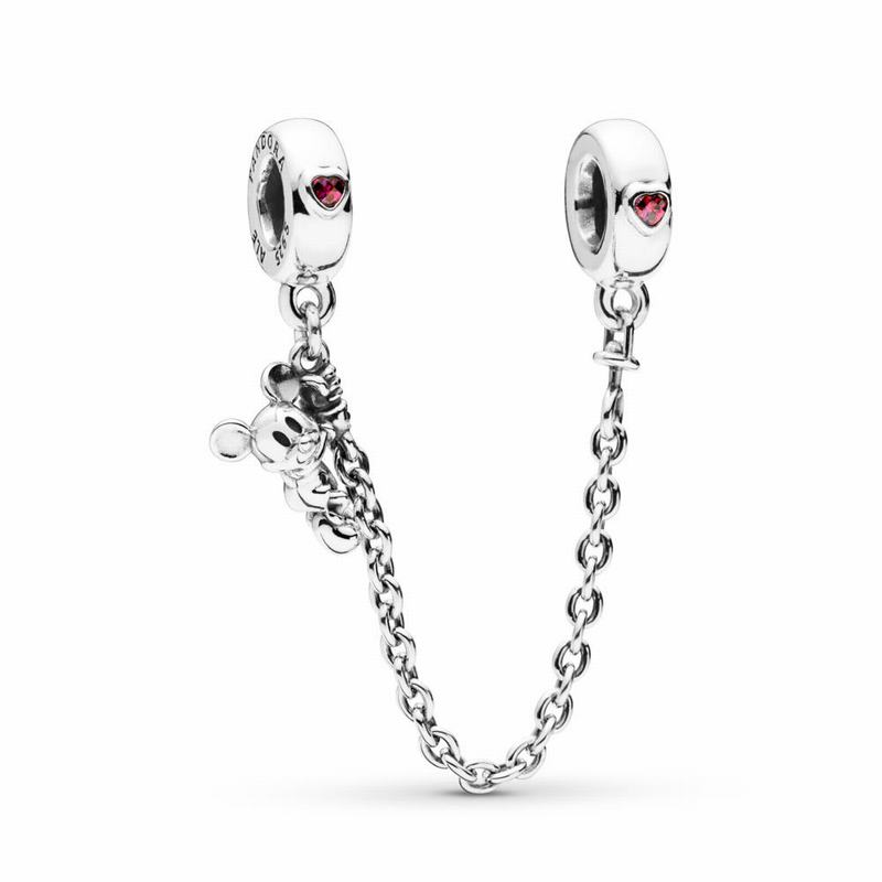 Pandora Disney Climbing Mickey Safety Chain Silver Egypt AC1639048
